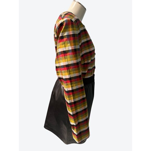 Ann Taylor LOFT Black Leather Skirt Above the Knee Size 10 - Picture 8 of 14